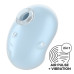 Вакуумний кліторальний стимулятор з вібрацією Satisfyer Cutie Ghost Blue - Фото №1