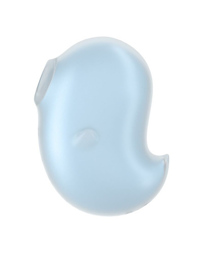 Вакуумний кліторальний стимулятор з вібрацією Satisfyer Cutie Ghost Blue - Фото №2