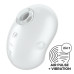 Вакуумный клиторальный стимулятор с вибрацией Satisfyer Cutie Ghost White - Фото №1
