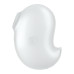 Вакуумный клиторальный стимулятор с вибрацией Satisfyer Cutie Ghost White - Фото №2