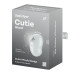 Вакуумный клиторальный стимулятор с вибрацией Satisfyer Cutie Ghost White - Фото №5