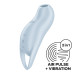 Вакуумний кліторальний стимулятор з вібрацією Satisfyer Pocket Pro 1 Blue - Фото №1