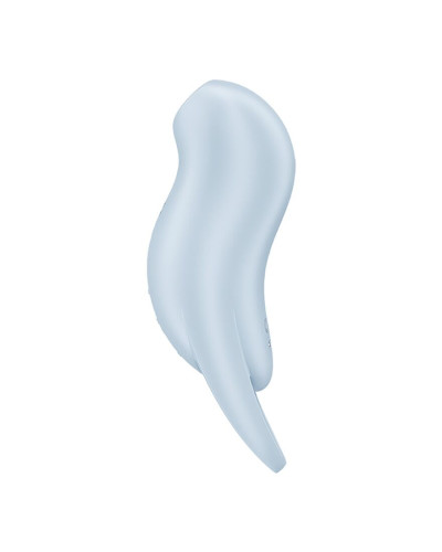 Вакуумний кліторальний стимулятор з вібрацією Satisfyer Pocket Pro 1 Blue - Фото №2