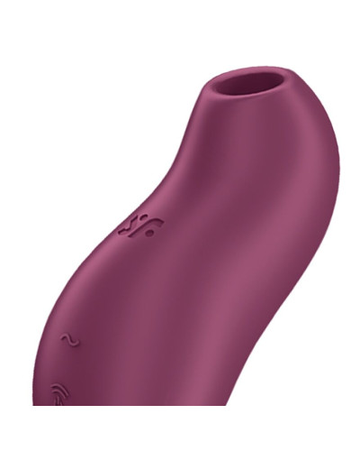 Вакуумный клиторальный стимулятор с вибрацией Satisfyer Pocket Pro 1 Purple - Фото №4