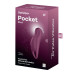 Вакуумный клиторальный стимулятор с вибрацией Satisfyer Pocket Pro 1 Purple - Фото №5