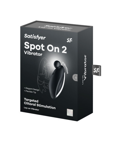 Вибратор для наружной стимуляции Satisfyer Spot On 2 Black, очень мощный, гибкий отросток - Фото №7