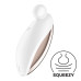 Вібратор для зовнішньої стимуляції Satisfyer Spot On 2 White, дуже потужний, гнучкий відросток - Фото №1
