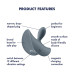 Анальная вибропробка Satisfyer Booty Absolute Beginners 2, для начинающих, вводимая часть 3,5 см - Фото №5