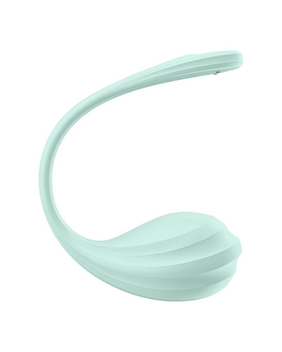 Смарт-виброяйцо Satisfyer Smooth Petal Connect App Mint - Фото №2