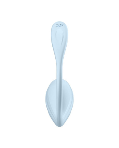 Смарт-віброяйце Satisfyer Smooth Petal Connect App Light Blue - Фото №5