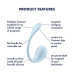 Смарт-віброяйце Satisfyer Smooth Petal Connect App Light Blue - Фото №7