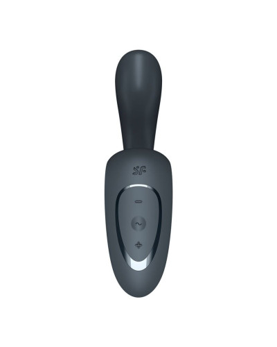 Вагинально-клиторальный вибратор Satisfyer G for Goddess 1 Dark Grey, 2 мотора - Фото №2