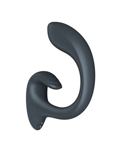 Вагинально-клиторальный вибратор Satisfyer G for Goddess 1 Dark Grey, 2 мотора - Фото №4