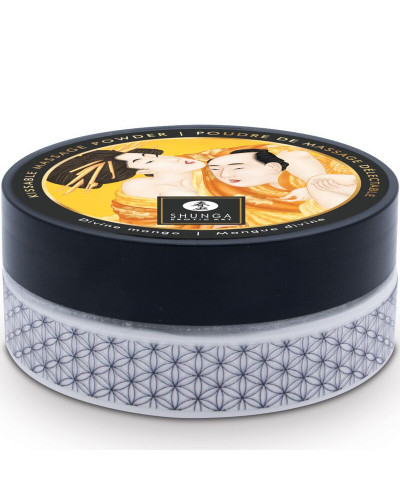 Смачна пудра для оральних пестощів Shunga Body Powder – Luscious Mango (75 гр) - Фото №2