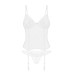Корсет Obsessive Alissium corset & thong, XL/2XL, гнучкі кісточки, відкрита спина, стрінги в комплек - Фото №6