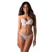 Комплект Obsessive Alissium 2-pcs set, M/L, кружево, лиф с мягкой чашкой, трусики танга - Фото №1