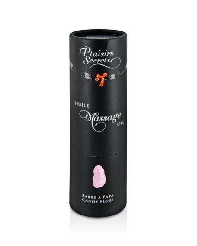 Масажна олія Plaisirs secrets Candy Floss (59 мл) з афродизіаками, їстівна, подарункове паковання - Фото №3