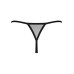 Трусики-стринги Obsessive Novenes crotchless thong, M/L, сетка, стрепы, украшение со стразами, откры - Фото №4