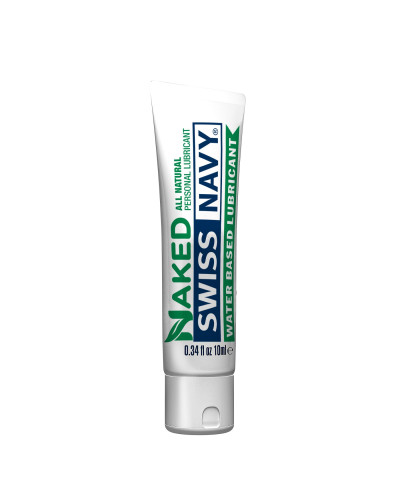 Лубрикант на водной основе Swiss Navy NAKED All Natural 10 мл, для чувствительной кожи - Фото №1