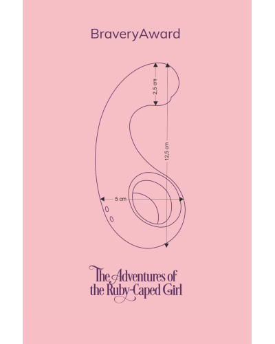 Вібратор для точки G FairyGasm BraveryAward green - Фото №9