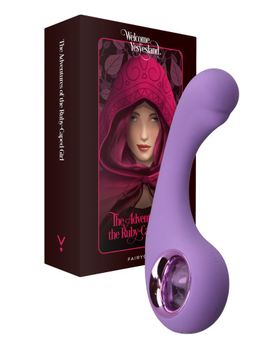 Вібратор для точки G FairyGasm BraveryAward violet - Фото №1