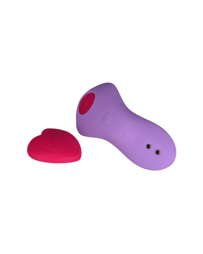 Вібратор у трусики FairyGasm HeartGem violet, на магніті, пульт ДК - Фото №7