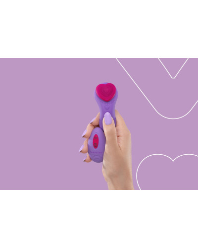 Вібратор у трусики FairyGasm HeartGem violet, на магніті, пульт ДК - Фото №10