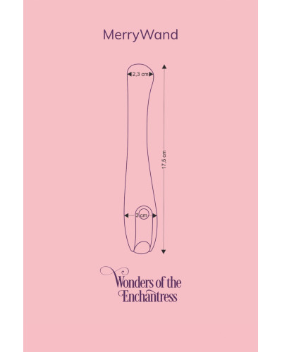 Вібратор для точки G FairyGasm MerryWand violet - Фото №8