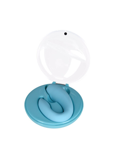 Вибратор для пар FairyGasm PleasureBerry blue, зарядный кейс, пульт ДУ - Фото №3