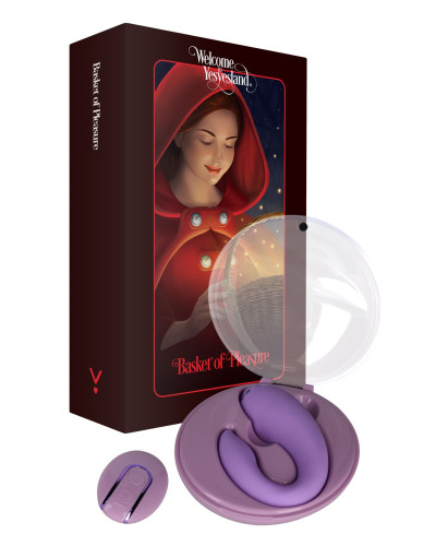 Вибратор для пар FairyGasm PleasureBerry violet, зарядный кейс, пульт ДУ - Фото №8