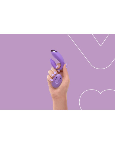 Вибратор для пар FairyGasm PleasureBerry violet, зарядный кейс, пульт ДУ - Фото №10