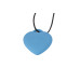 Мінівібратор «Сердечко» FairyGasm PleasureStone blue, 9 режимів, на шнурку - Фото №2
