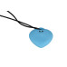 Мінівібратор «Сердечко» FairyGasm PleasureStone blue, 9 режимів, на шнурку - Фото №3