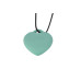 Мини-вибратор «Сердечко» FairyGasm PleasureStone green, 9 режимов, на шнурке - Фото №2