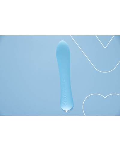 Вібратор з підігрівом FairyGasm WowGenie blue, підігрів до 42 °C - Фото №6
