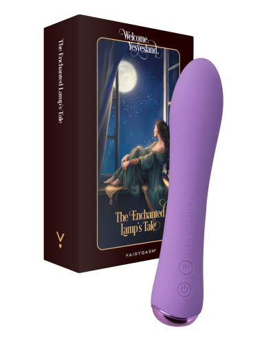 Вібратор з підігрівом FairyGasm WowGenie violet, підігрів до 42 °C - Фото №1