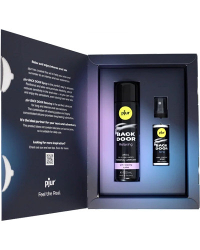 Подарочный набор pjur BACK DOOR Value Pack: силиконовая смазка 100 мл и расслабляющий спрей 20 мл - Фото №3