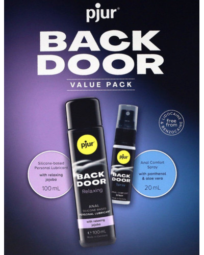 Подарочный набор pjur BACK DOOR Value Pack: силиконовая смазка 100 мл и расслабляющий спрей 20 мл - Фото №4