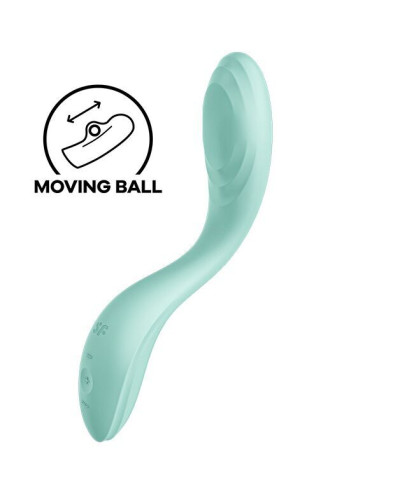 Вібратор із перлинною стимуляцією точки G Satisfyer Rrrolling Pleasure Mint (м'ята упаковка!!!) - Фото №1