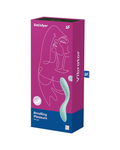 Вібратор із перлинною стимуляцією точки G Satisfyer Rrrolling Pleasure Mint (м'ята упаковка!!!) - Фото №6