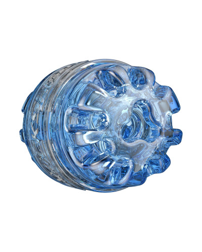 Мастурбатор Fleshlight Quickshot Turbo Blue Ice, компактний, чудово для пар і мінету - Фото №2