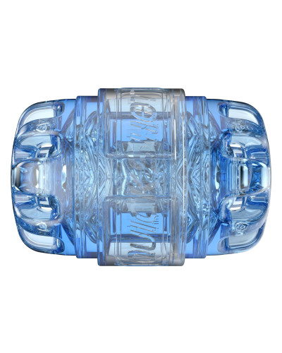 Мастурбатор Fleshlight Quickshot Turbo Blue Ice, компактний, чудово для пар і мінету - Фото №4