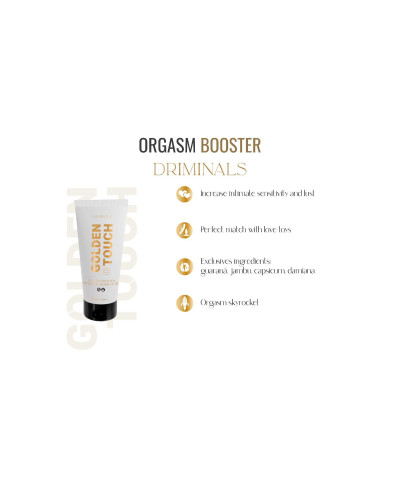 Крем-бустер для клітора Driminals Golden Touch Orgasm Booster 30 мл - Фото №2