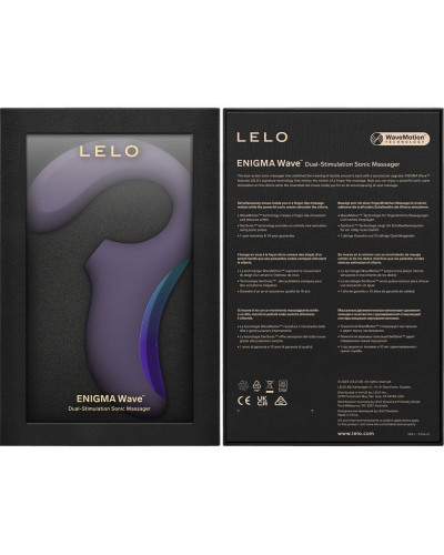 Кліторально-вагінальний звуковий стимулятор LELO Enigma WAVE Cyber Purple, 3 типи стимуляції - Фото №7