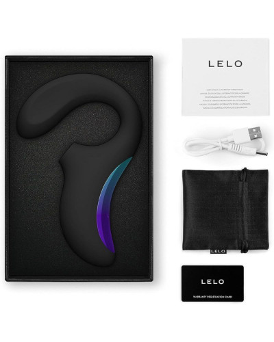 Клиторально-вагинальный звуковой стимулятор LELO Enigma WAVE Black, 3 типа стимуляции - Фото №5