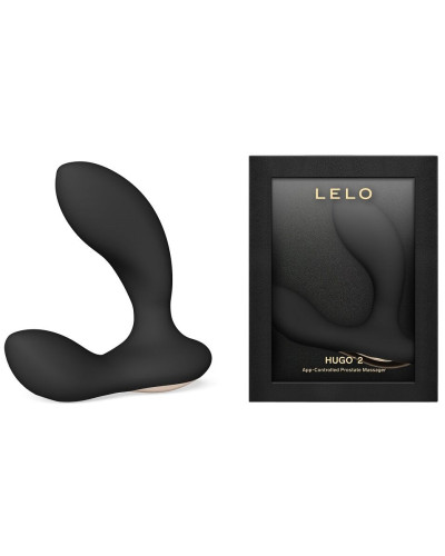 Смарт-масажер простати LELO Hugo 2 Black, 2 мотори, підвищена потужність - Фото №2