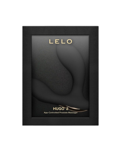 Смарт-масажер простати LELO Hugo 2 Black, 2 мотори, підвищена потужність - Фото №4