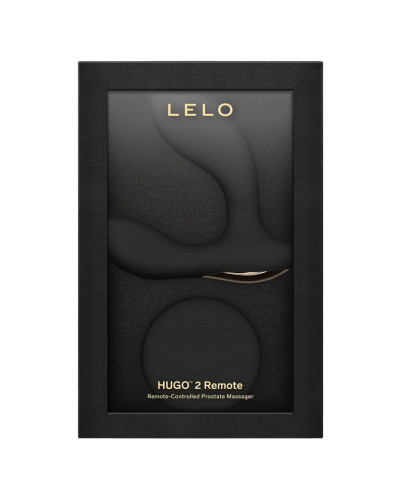 Масажер простати LELO Hugo 2 Remote Black, 2 мотори, дуже потужний, пульт ДК - Фото №4