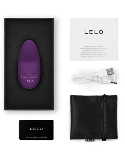 Мини-вибратор для клитора LELO Lily 3 Dark Plum, 10 режимов, очень мощный - Фото №4