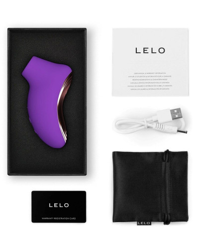 Звуковий стимулятор клітора LELO SONA 2 Travel Purple, тревел-версія, 12 режимів - Фото №3